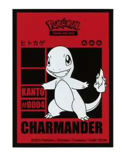 Charmander KANTO #0004 Individual Card Sleeve Pokemon Ulra Pro Original - Image 1