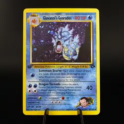 [ART CARD] Gyarados, Shining, Giovanni's 1st Ed. CUSTOM MADE READ DESCRIPTION - Image 3