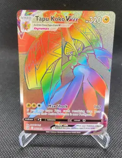 Pokemon TCG Tapu Koko VMAX Sword & Shield - Battle Styles 166/163 Holo Secret... - Image 1