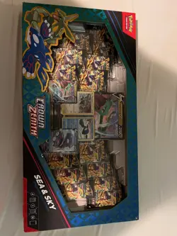 Pokemon TCG: Crown Zenith Sea and Sky Premium Collection Box 14 Packs NFS - Image 1