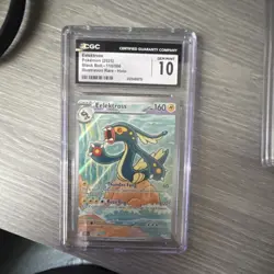 Pokemon Eelektross 115/086 Sv: Black Bolt Illustration Rare Holo CGC 10 English - Image 1