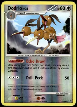 Dodrio 25/147 Rare Supreme Victors Pokemon Reverse Holo MP - Image 1