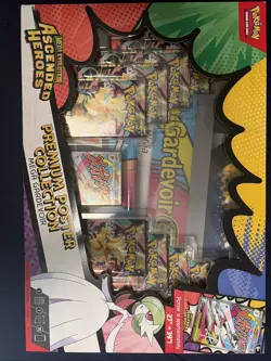 Pokemon TCG Ascended Heroes Mega Evolution With Poster Collection And 10 Packs - Image 1