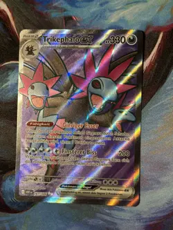 Pokemon Karte Trikephalo ex Weiße Flammen 161/086 WHT Deutsch - Image 1
