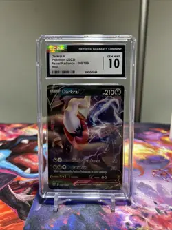 Pokemon TCG Darkrai v Astral Radiance Holo Ultra Rare 098/189 CGC Gem Mint 10 - Image 1