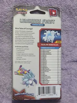 Pokemon Sun & Moon Burning Shadows Luminous Frost Theme Deck - Image 3