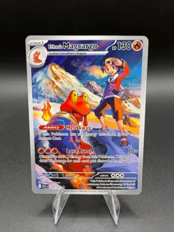 Ethan's Magcargo 222/217 Illustration Rare Pokemon Ascended Heroes - Image 1