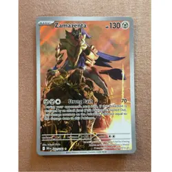Zamazenta 201/182 SV10 Destined Rivals Illustration Rare Holo Full Art EN - Image 1