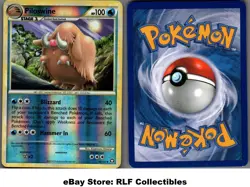 2010 Pokemon, HGSS Triumphant, #48/102 Piloswine, Reverse Holo Uncommon - Image 1