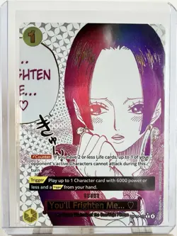 Bandai One Piece CCG You'll Frighten Me... OP14-118 Rare Alt Art Foil - Image 1