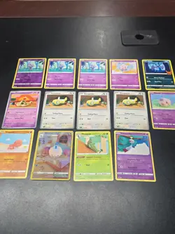 Lot Of 14 Asako Ito Crochet Pokemon Cards Altaria Metapod - Image 1