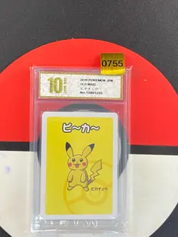 2019 Pokemon Pikachu Playing Card Japanese Old Maid Grade10 0755 - Image 1