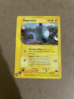 Magnemite 76/144 Skyridge Pokemon TCG Card Regular Common WOTC E-Reader - Image 1