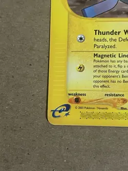 Magnemite 76/144 Skyridge Pokemon TCG Card Regular Common WOTC E-Reader - Image 2