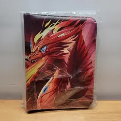 Dragon Anime Trading Card Holder / Binder with Protective Sleeves - NEW - Image 1