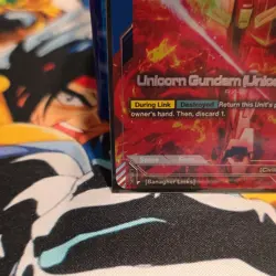 Bandai Gundam Unicorn Gundam (Unicorn Mode) R+ Unit Card GD01-005 - Image 4