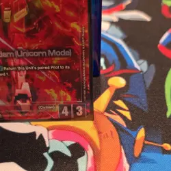 Bandai Gundam Unicorn Gundam (Unicorn Mode) R+ Unit Card GD01-005 - Image 5