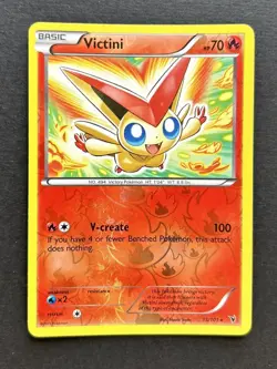 Pokemon Card Victini Noble Victories Reverse Holo Rare 15/101 - Image 1