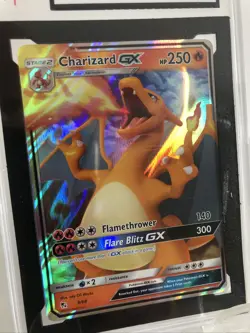 KSA 10 Perfect Charizard GX 9/68 SM Hidden Fates Holo Pokemon Card Rare - Image 2