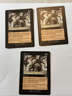 MTG Magic the Gathering Card LP - Urza’s Saga Exhume X3 - Image 1