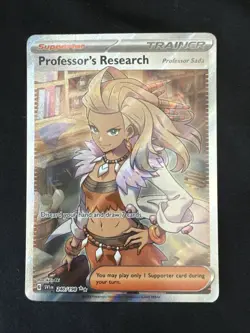 Professor's Research 240/198 SV01: Scarlet & Violet Base Set Holo Pokemon card - Image 1