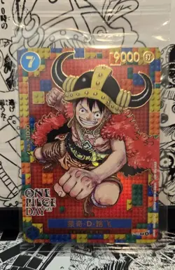 One Piece Day 2025 Mokey.D.Luffy & Don Card Chinese!! Sealed - Image 1
