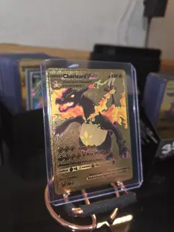 Charizard VMAX 330hp Pokemon Gold Foil Fan Art Collectible Card - Image 4