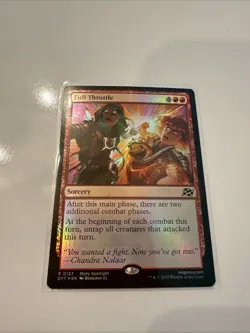 MTG Magic the Gathering Full Throttle Card Aetherdrift Foil Rare 127 - Image 1