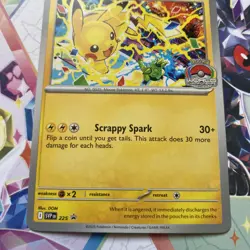 Pokemon Pikachu TCG SVP 225 2025 Worlds Promo Card NM Condition - Image 2