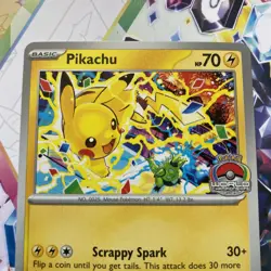 Pokemon Pikachu TCG SVP 225 2025 Worlds Promo Card NM Condition - Image 3