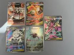 Pokemon TCG Trainer Card Lot Of 5 - Illustration Rare and Full Art NM - Image 1