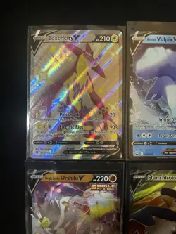 Pokemon V Full Art Lot 12 Cards Pikachu Urshifu Shaymin Toxtricity Shining Fates - Image 3