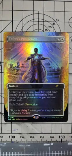 Teferi's Protection (1691) (Rainbow Foil) Secret Lair Drop Foil Mint - Image 1