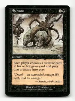 Exhume Urza's Saga #134 Magic the Gathering - Image 1