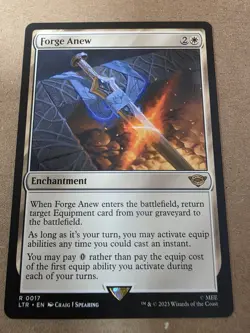 Forge Anew - Regular - The Lord of the Rings - Mtg - Image 1