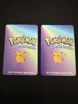 Vintage Pokemon 1998 #02 Ivysaur And #123 Scyther KFC Promo NM - Image 3