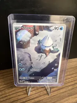 Pokemon TCG Snover 140/132 Mega Evolution Illustration Rare - Image 1