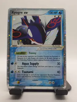 Kyogre EX 037 Holo Pokemon TCG Nintendo Black Star Promo 2006 - Image 1
