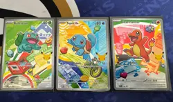 Pokemon TCG First Partner Illustration Collection Series 1 Kanto GEN 1 Starters - Image 1