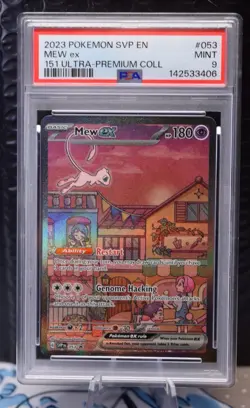 2023 Pokemon Mew ex SVP 053 Ultra Premium Collection PSA 9 - Image 1