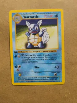 Wartortle 1st edition Shadowless 42/102 Pokemon - Image 1