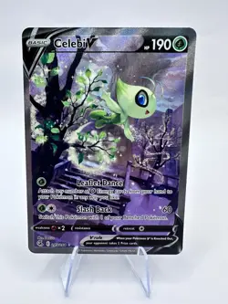Pokemon TCG - Celebi V 245/264 Fusion Strike Full Art Holo, NM+ Worth Grading!! - Image 1