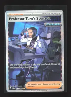 Pokemon SV04: Paradox Rift #257/182 Holo Professor Turo's Scenario - Image 1