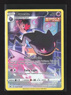 Pokemon SWSH11: Lost Origin Trainer Gallery #TG07/TG30 Ultra Rare,Holo Banette - Image 1
