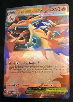 Mega Charizard Y ex - 030, Mega Evolution Black Star Promo (Pokemon TCG) NM - Image 1