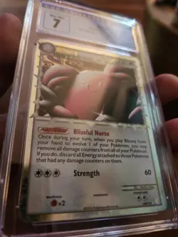 POKEMON TCG BLISSEY 106/123 HG&SS HOLO PSA CGC 7 NM/MINT!! - Image 2