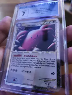 POKEMON TCG BLISSEY 106/123 HG&SS HOLO PSA CGC 7 NM/MINT!! - Image 3