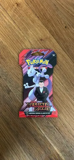 Pokemon Sleeved Booster Pack Destined Rivals Mewtwo Sealed - Image 1