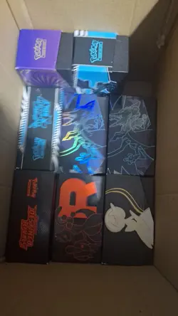 24x Pokemon Empty ETB Boxes –Boxes Only. - Image 1