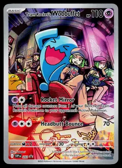 Team Rocket's Wobbuffet Promo SV: Scarlet & Violet Promo Cards 203 NM - Image 1